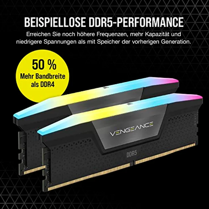 Corsair Vengeance RGB DDR5-6000 C36 DC - 32GB – Bild 3