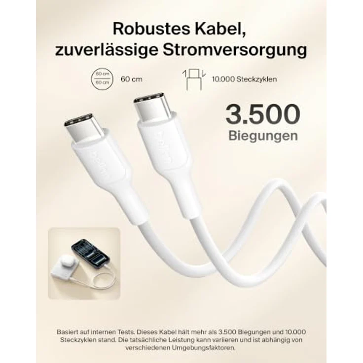 Belkin Boostcharge Slim Magnetische Powerbank 10.000 mAh, 7,5W, Fast Charge, Schwarz – Bild 7