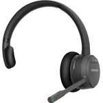 GEQUDIO GC-1 DECT Headset, Kabellos für FritzBox mit Anrufsteuerung, Duales Bluetooth-Headset für PC und Smartphone, HD Audio (1-Ohr)
