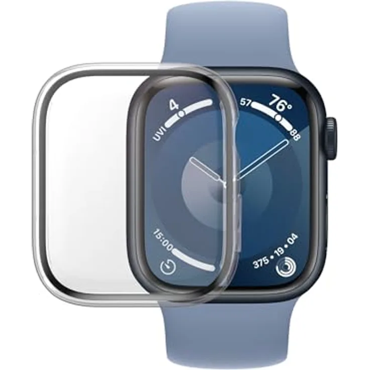 Panzer Glass Panzerglass Full Body Apple Watch 2023 w. D3O, 41mm, Transp. - Kratzfest, geschützt durch D3O Bio, MIL-STD-810H Military Standard