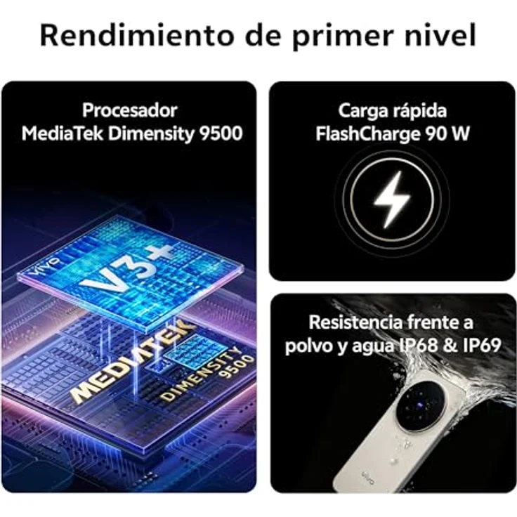 vivo X300 Pro 5G Smartphone, 16 GB + 512 GB, 200 MP ZEISS Kamera, 6,78" Display, Dimensity 9500, IP68/IP69, Android 16, 3 Jahre Garantie – Bild 5