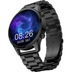Noise Halo Plus 1.46" Super AMOLED Display Elite Smart Watch, Bluetooth Calling, Stainless Steel Build, Metal Straps, Always on Display, Upto 7 Days Battery, Effortless Communication
