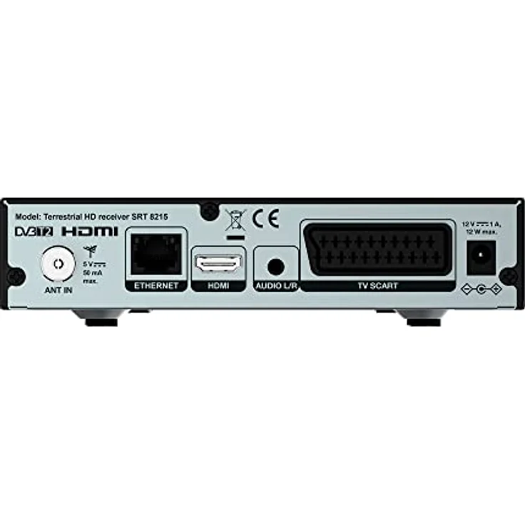 STRONG SRT8215 HD Receiver (DVB-T2, HEVC, H.265, Dolby® Digital Plus), schwarz – Bild 4