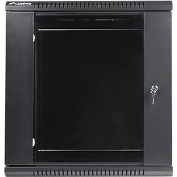 Lanberg Rack Wandschrank 12U 48,30cm (19") mit Glastür und IP20 Schutzart, schwarz – Bild 6