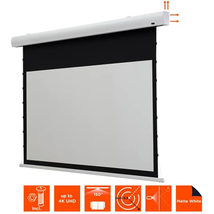 celexon HomeCinema Motorleinwand Tension 240 x 135 cm, 110'' - MWHT – Bild 8
