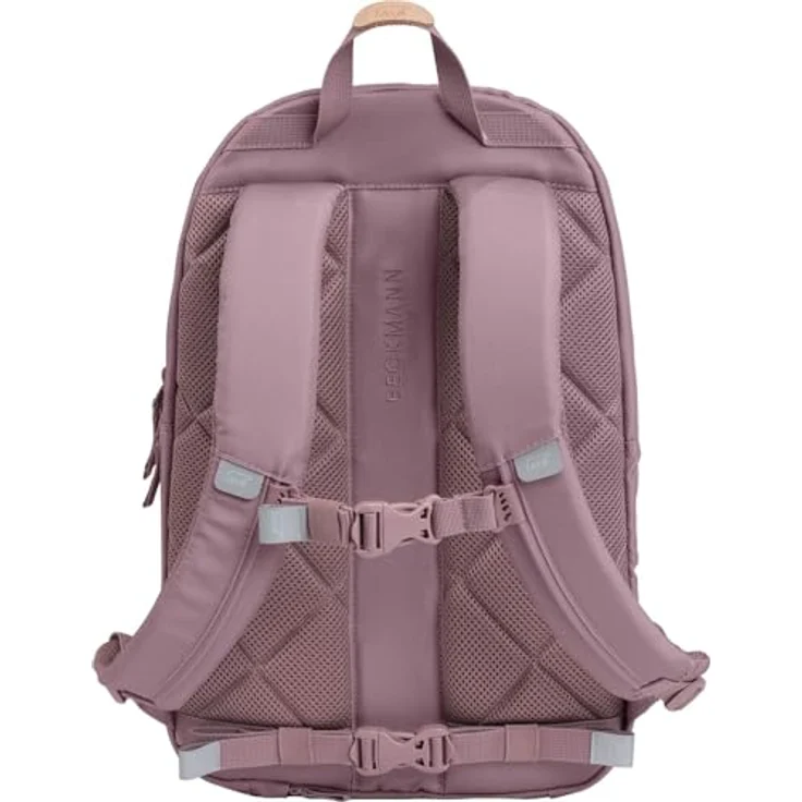 Beckmann Urban Midi Rucksack 26 L, ergonomisch mit Polsterung, Laptop- und Tabletfach, Purple Rose – Bild 3