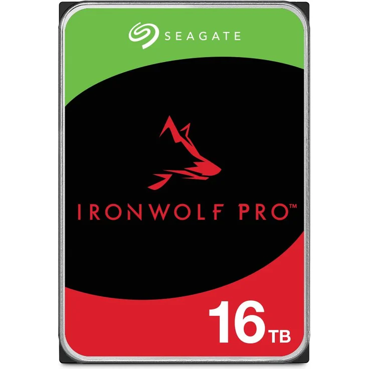 Seagate IronWolf Pro High WRL, 16 TB 3.5" CMR Festplatte für NAS mit hoher Leistung und Zuverlässigkeit