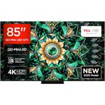 TCL 85Q7C 85 Zoll QD-Mini LED Fernseher, 4K HDR Premium 3000, Smart Google TV, Dolby Vision IQ & Atmos, HVA Panel, Audio von Bang & Olufsen, 144Hz Motion Clarity Pro, Game Master