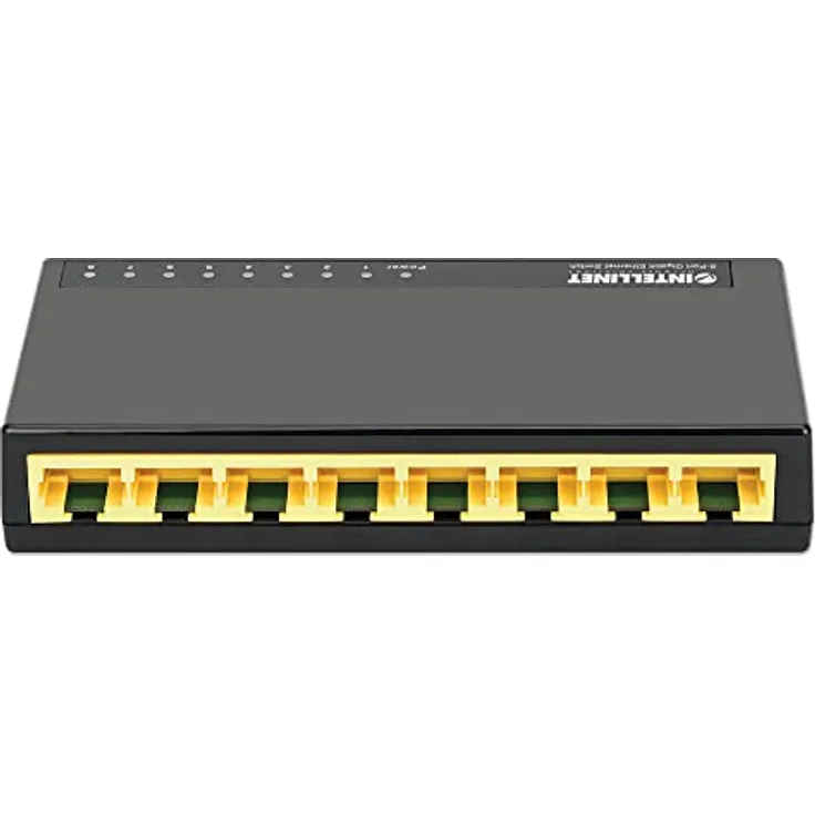 Intellinet 561754 Gigabit Ethernet Switch 8 Ports Schwarz