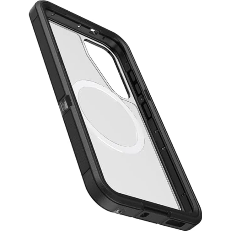 OtterBox Defender Series XT Clear Hülle mit Magneten für Samsung Galaxy S25, stoßfest, Ultra-robust, 7X getestet nach Militärstandard, Transparent/Schwarz – Bild 5