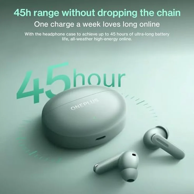 OnePlus Buds 4, In-Ear Kopfhörer mit Noise-Cancelling, Grün – Bild 6