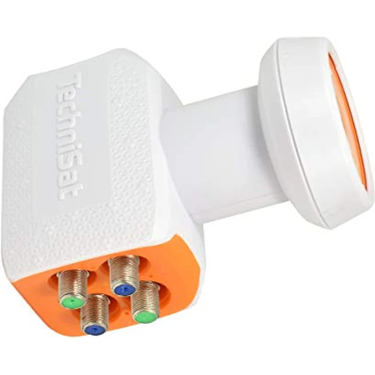 TechniSat Quad LNB für 4 Teilnehmer TV Receiver direkt Anschluss mit Wetterschutz Unix digital UHD 4K Ultra HD Full HDTV + 4 F-Stecker – Bild 5