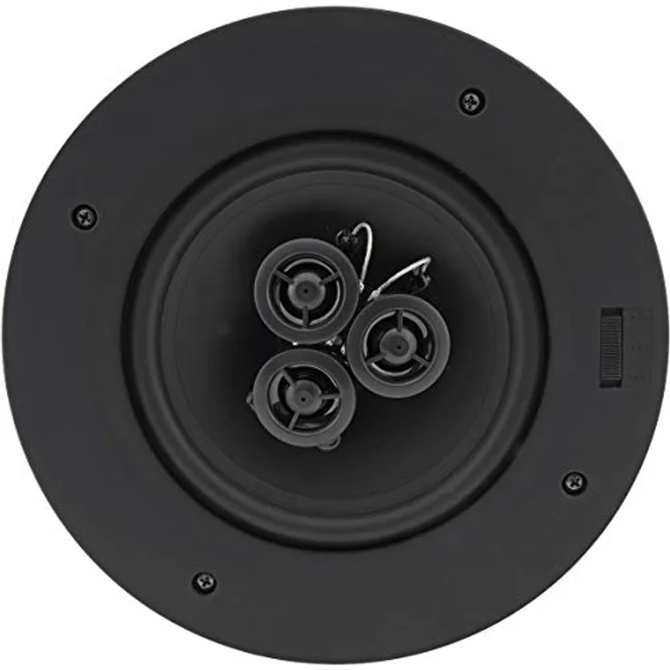 Einbaulautsprecher ''CTE-30W '', 2-Wege 80W, 8Ohm, 234x67mm, Rund, weiß – Bild 6
