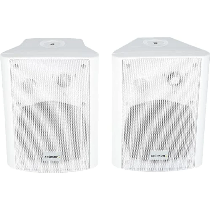 celexon Aktivlautsprecher-Set weiß - 2X 30W - leistungsstarke Audio-Boxen - inkl. Wandhalterung – Bild 1
