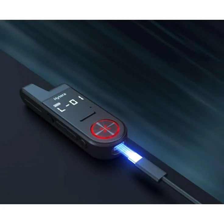 Hytera S1 mini HYT-S10 B1, ultraleichtes PMR-Funkgerät mit 0,5W, 446MHz, 750mAh Akku und festem Gürtelclip, schwarz – Bild 2