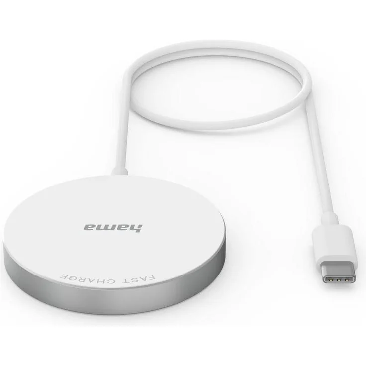 Hama MagCharge FC15 (15 W), Wireless Charger, Weiss – Bild 1