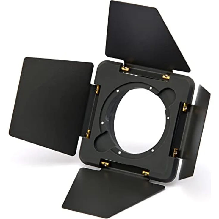HOBOLITE Hobolite Barndoors, Abschirmklappen-Set für Mini LED-Dauerlicht für Fotografie (20W) – Bild 2