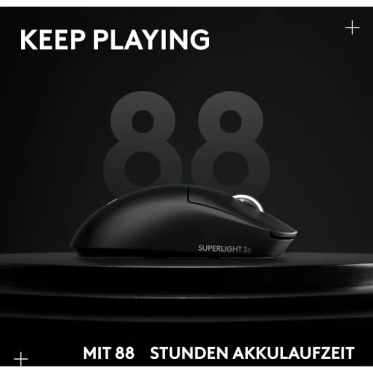 LOGITECH G PRO X SUPERLIGHT 2c SE, kabellose Gaming-Maus mit HERO 2-Sensor und 88 Stunden Akkulaufzeit, schwarz – Bild 6