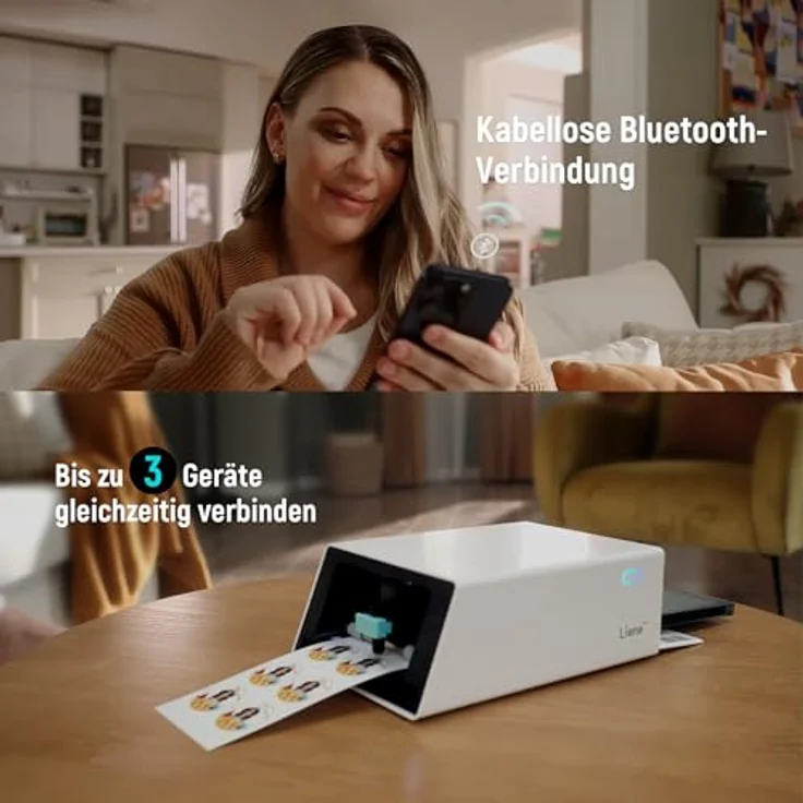 Liene PixCut S1, Fotodrucker mit 300 x 300 dpi Druck-Auflösung und Schneidefunktion – Bild 7