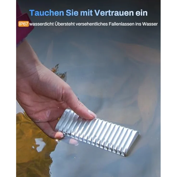 TERRAMASTER D1 M.2 NVMe SSD-Gehäuse, Aluminium, wasserdicht, stoßfest, USB 3.2 10 Gbit/s, 8 TB Kapazität, inklusive mobiler Datensicherungs-App – Bild 4