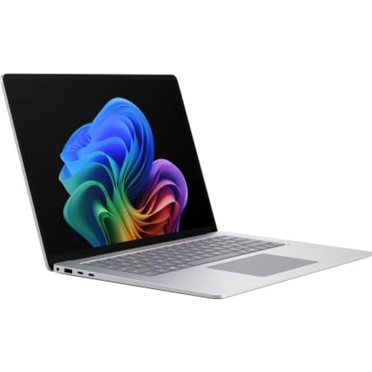 Microsoft Surface Laptop 15", 8. Gen, 15" PixelSense Touchscreen, Intel® Core™ Ultra 7, 16GB RAM, 256GB SSD, Windows 11 Pro, platin