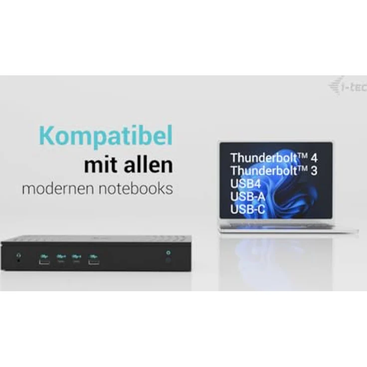 iTEC Universal 5x 4K Display DS 5x 4K Dockingstation, 2x DP 3x HDMI 1x 2,5GLAN 2x USB-C Gen.2 3x USB 3.2 Gen.2 1x Audio/Mic Jack PD 100W KL (CA5MONITORDOCKPD) – Bild 5