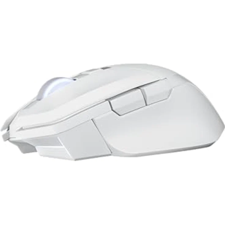 PowerColor ALPHYN AM10 Kabellose Gaming-Maus, Weiß, 26.000 DPI, PAW3395-Sensor, RGB-Beleuchtung, 6 Tasten, Bluetooth und 2,4-GHz-Dongle – Bild 4