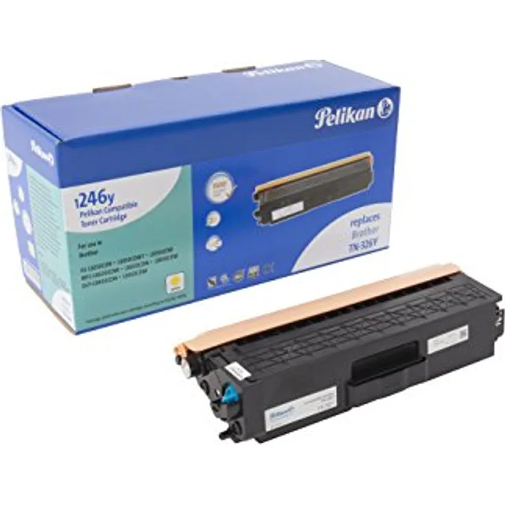 Pelikan TN-326Y, Toner mit exakter Farbwiedergabe, gelb