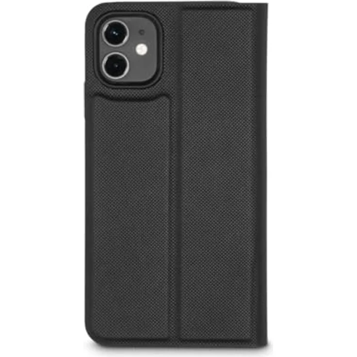 Hama Handyhülle für iPhone 11 (Handytasche zum Aufstellen, Etui mit Kartenfach, extra Schutz von Display und Kamera, mit Magnet, Klapphülle, weich, Anti Fingerabdruck) schwarz – Bild 2