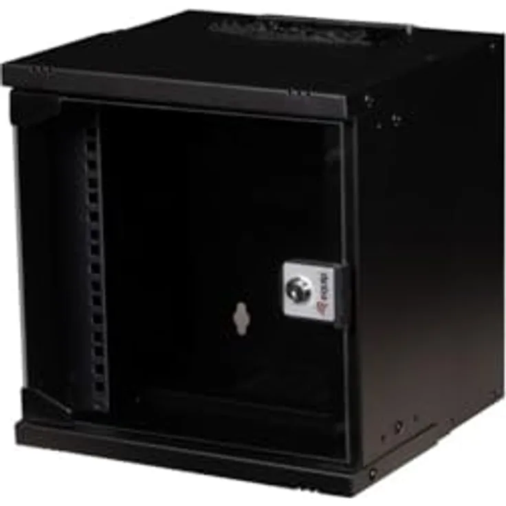 Equip Wandgehäuse 10" 06U 300x300mm schwarz - Optimale Leistung, gehärtete Glasfronttür, kompakte Organisation