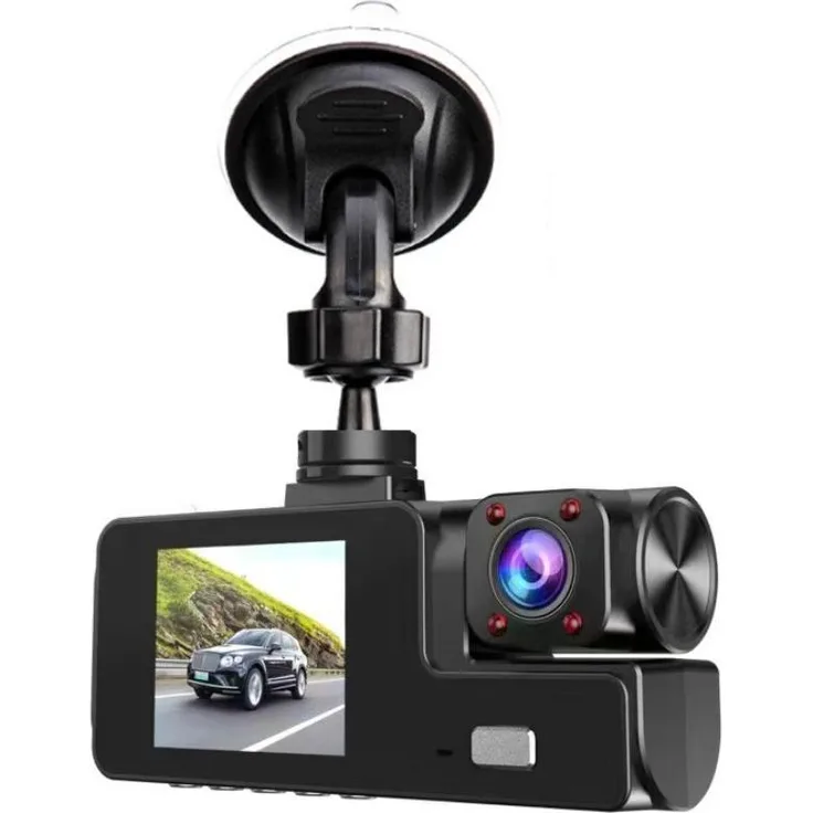 INF A22 HD Nachtsicht Dreifach-Objektiv WiFi Dashcam, 32GB TF Karte, klare Nachtaufnahmen und umfassende Abdeckung