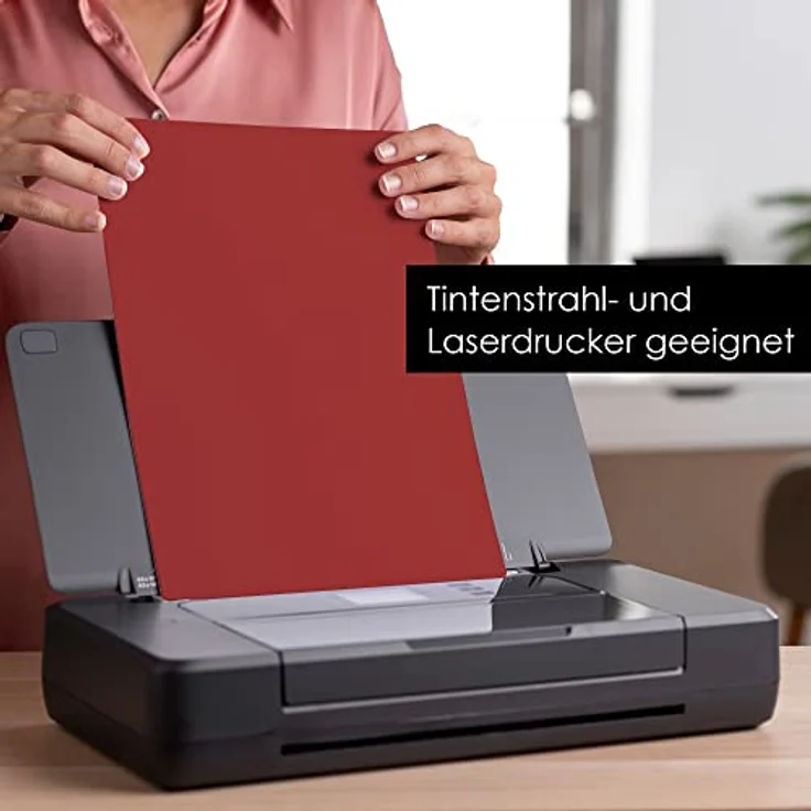 OfficeTree 104 x Tonpapier A4 Bunt 130g - 12 Farben - Buntpapier zum Basteln - Bastelpapier Bunt – Bild 5