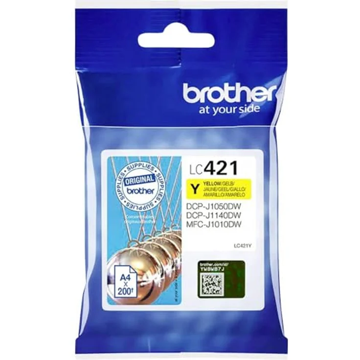 Brother LC-421Y Tinte Yellow – Bild 2