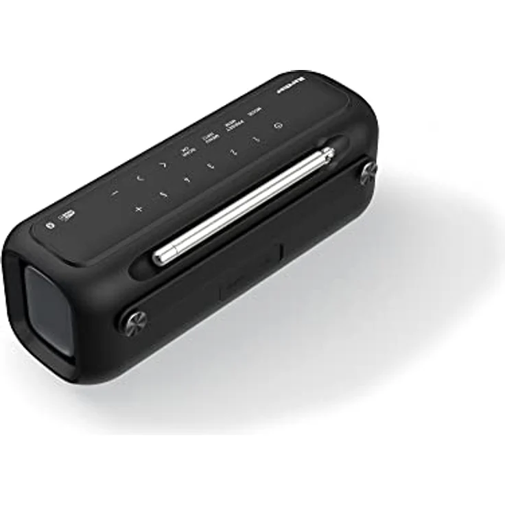 Karcher DAB Go tragbarer Bluetooth Lautsprecher & Digitalradio DAB+ / UKW Radio mit 2, 4" Farbdisplay/Wecker / 5 Watt Stereo-Sound/USB-C/Akku, Schwarz – Bild 4