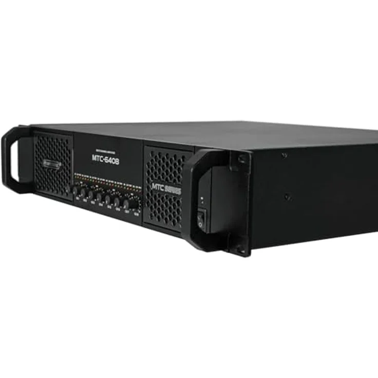 OMNITRONIC MTC-6408 8-Kanal Endstufe | Class D Mehrkanal-PA-Verstärker mit Schaltnetzteil, 8 x 800 W RMS (4 Ohm), 8 x 400 W RMS (8 Ohm) - Omnitronic Markenprodukt aus dem Hause Steinigke Showtechnic – Bild 4