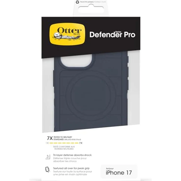 OtterBox Defender Series Pro MagSafe Hülle für iPhone 17, stoßfest, sturzsicher, 7x militärisch getestet, Blau – Bild 5