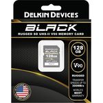 Delkin BLACK UHS-II SDXC 128GB R:300MB/s W:250MB/s, Speicherkarte