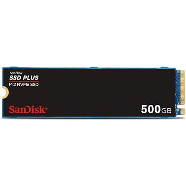 SanDisk SSD PLUS M.2 NVMe SSD 500 GB, M.2 2280, PCIe Gen 3.0, einfache Installation, 3 Jahre Garantie – Bild 1