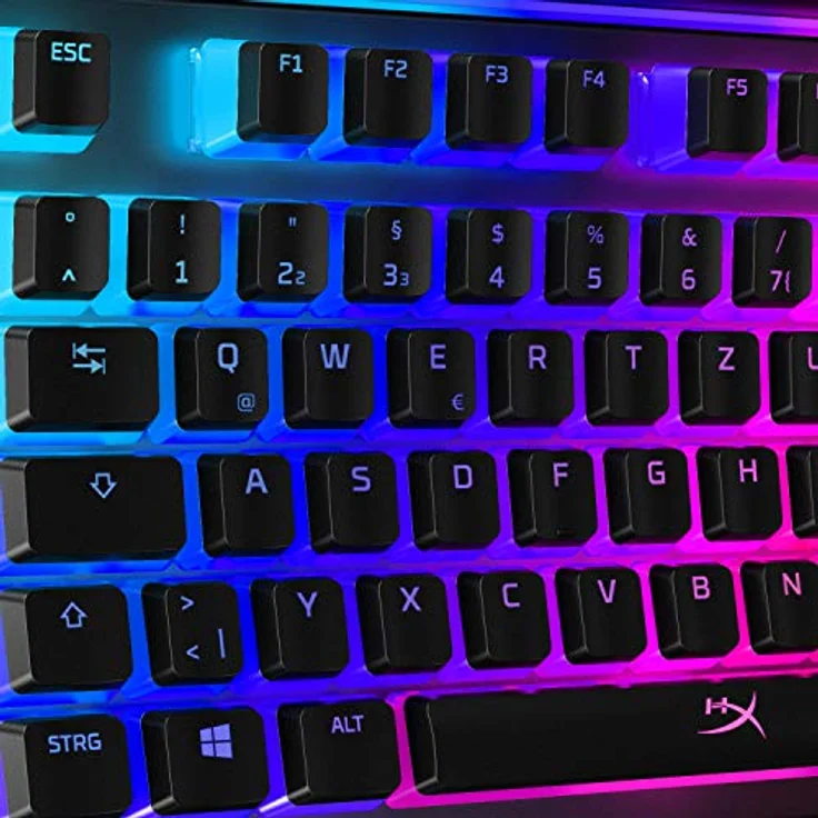 HyperX Pudding Keycaps – Vollständiger Tastensatz– ABS – DE Layout – OEM Profil – Schwarz – Bild 4