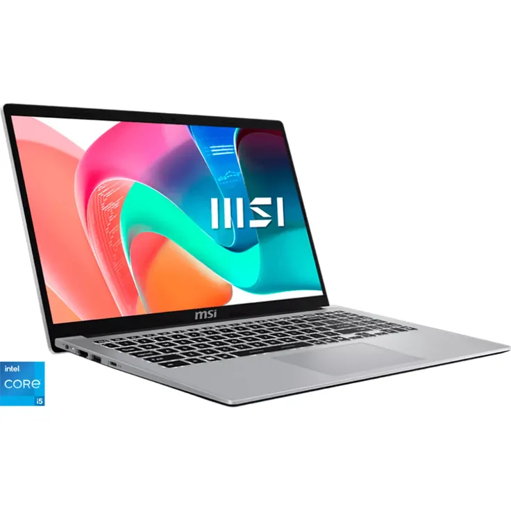 MSI Modern 15 F13MG – 15,6" Laptop, leicht (1,7 kg), Bluetooth 5.3, LAN, Sichtschutz-Webcam, ideal für unterwegs