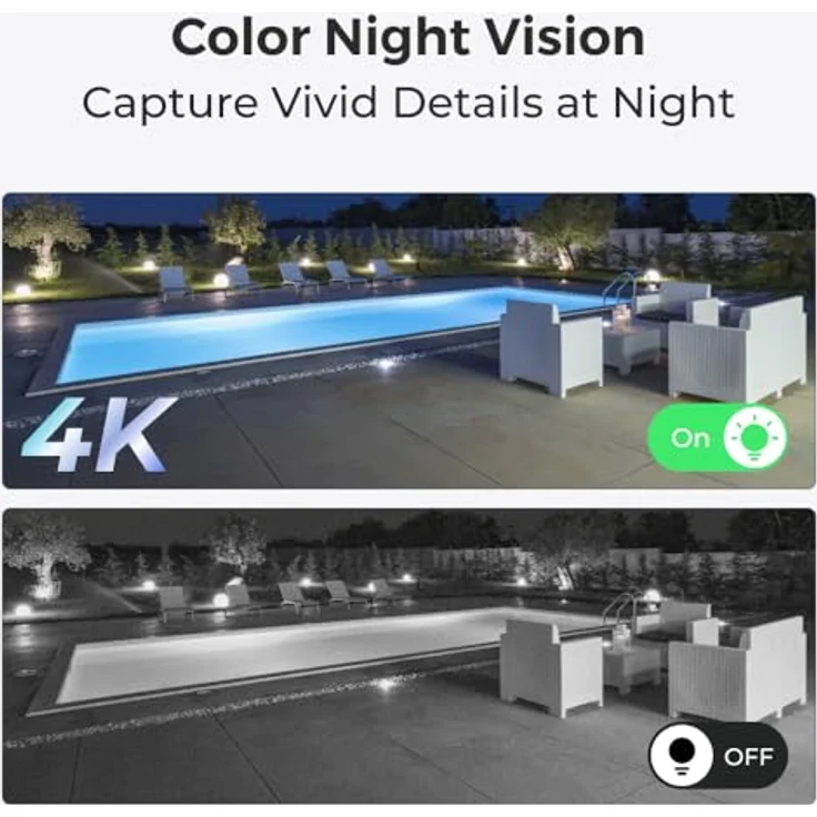 Reolink P437 PoE Cam, Netzwerkkamera, Weiss mit 8MP Super HD & kristallklarer Nachtsicht – Bild 5