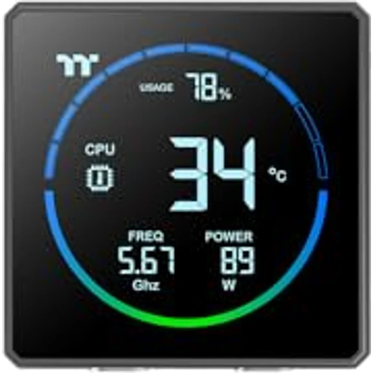 Thermaltake TH240-S V3 ARGB Sync Black, AiO-Wasserkühlung mit 2x 120mm Lüftern, bis zu 2500 rpm, 37.8 dB – Bild 4