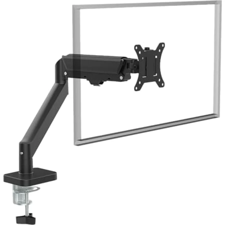 CABLETECH Monitorhalterung UDT16-012, verstellbar für 17"-32" Bildschirme, 360° drehbar mit Gasfeder-Einstellung – Bild 3
