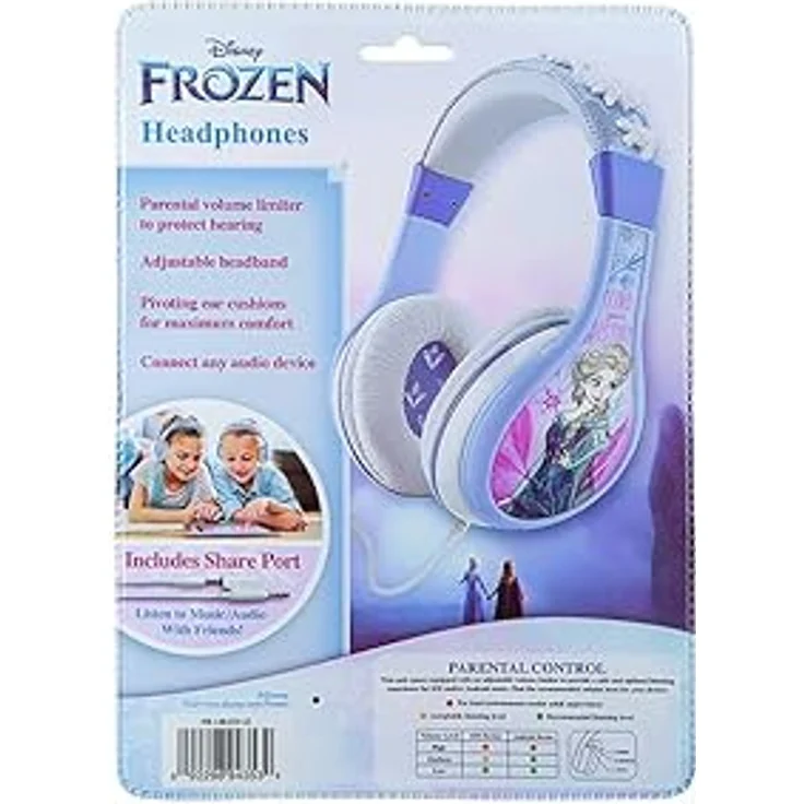 Disney Eiskönigin 2 - Frozen 2 Kopfhörer mit kindgerechter Lautstärkebegrenzung und verstellbarem Kopfband - eKids FR-140V2 – Bild 7