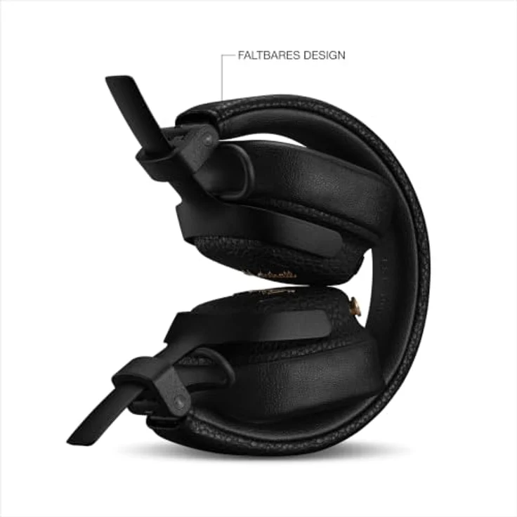 MARSHALL Milton A.N.C., On-ear Kopfhörer mit adaptiver Geräuschunterdrückung, Bluetooth, 50+ Stunden Akkulaufzeit, Schwarz – Bild 8