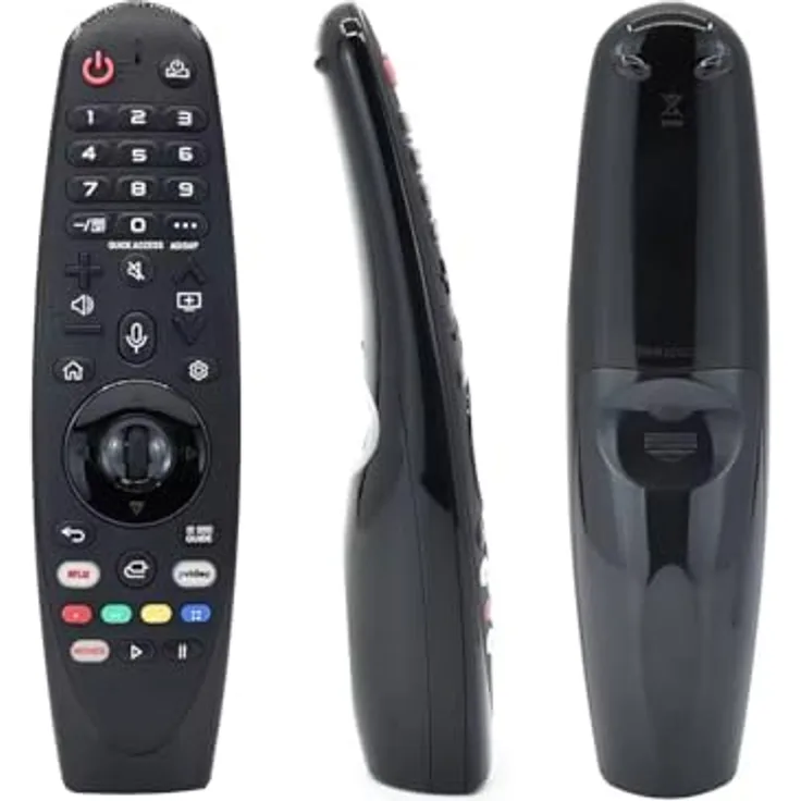 Azurano Universal Fernbedienung für LG Magic Remote MR20GA, MR19BA, MR18BA, MR650A, MR600 - IR Version ohne Maus & Sprachsteuerung, sofort einsatzbereit