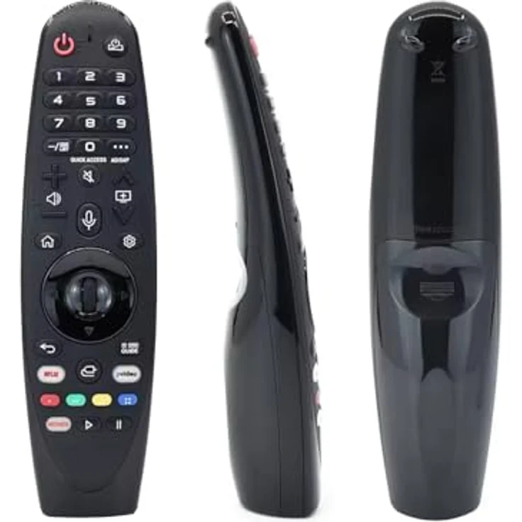 Azurano Universal Fernbedienung für LG Magic Remote MR20GA, MR19BA, MR18BA, MR650A, MR600 - IR Version ohne Maus & Sprachsteuerung, sofort einsatzbereit – Bild 1