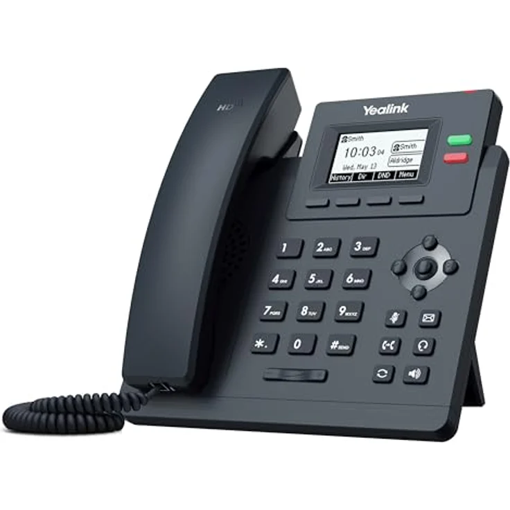 Yealink Sip-T31w, VoIP-Telefon mit HD-Audio, integriertem Dualband WLAN und zwei SIP-Konten – Bild 1