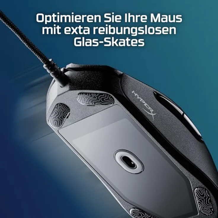 HyperX Glas-Skates, Premium-Upgrade für Pulsefire Haste Mäuse, gehärtetes Glasmaterial mit geringer Reibung und einfacher Montage – Bild 4