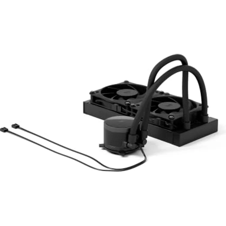 Fractal Design Radius 240 Black, effiziente Wasserkühlung mit 240mm Radiator – Bild 4